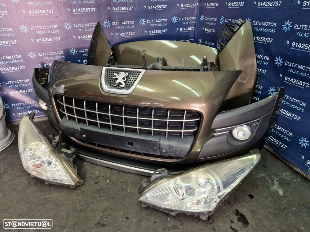 Frente completa usada PEUGEOT 3008 1.6 HDI capot parachoques oticas guardalamas radiador - 3