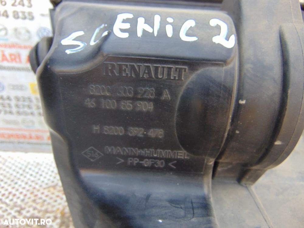 Carcasa filtru aer Renault Scenic 2 an 2003-2009 cod 8200603928 megane 2 1.9 2.0 - 3