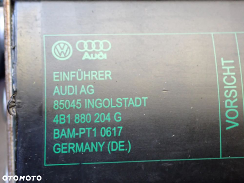 AUDI A6 C5 CZĘŚCI (1)- 4A0857833D, 8E0/1J0864203 B/C/D, 4B9827507M, 4B0823509,4B9827085D, 4B1880204G, DZWIGNIA HAMULCA RĘCZNEGO, 4B9827552M, 4B0823359C, LINKA MASKI, 8L0035501E, 4B0959655P, 8E0909559H, (E8) 67R-016205, 4B0962258N, 8D0422373C, 4B0955453A,  RADIO +PANEL - 13