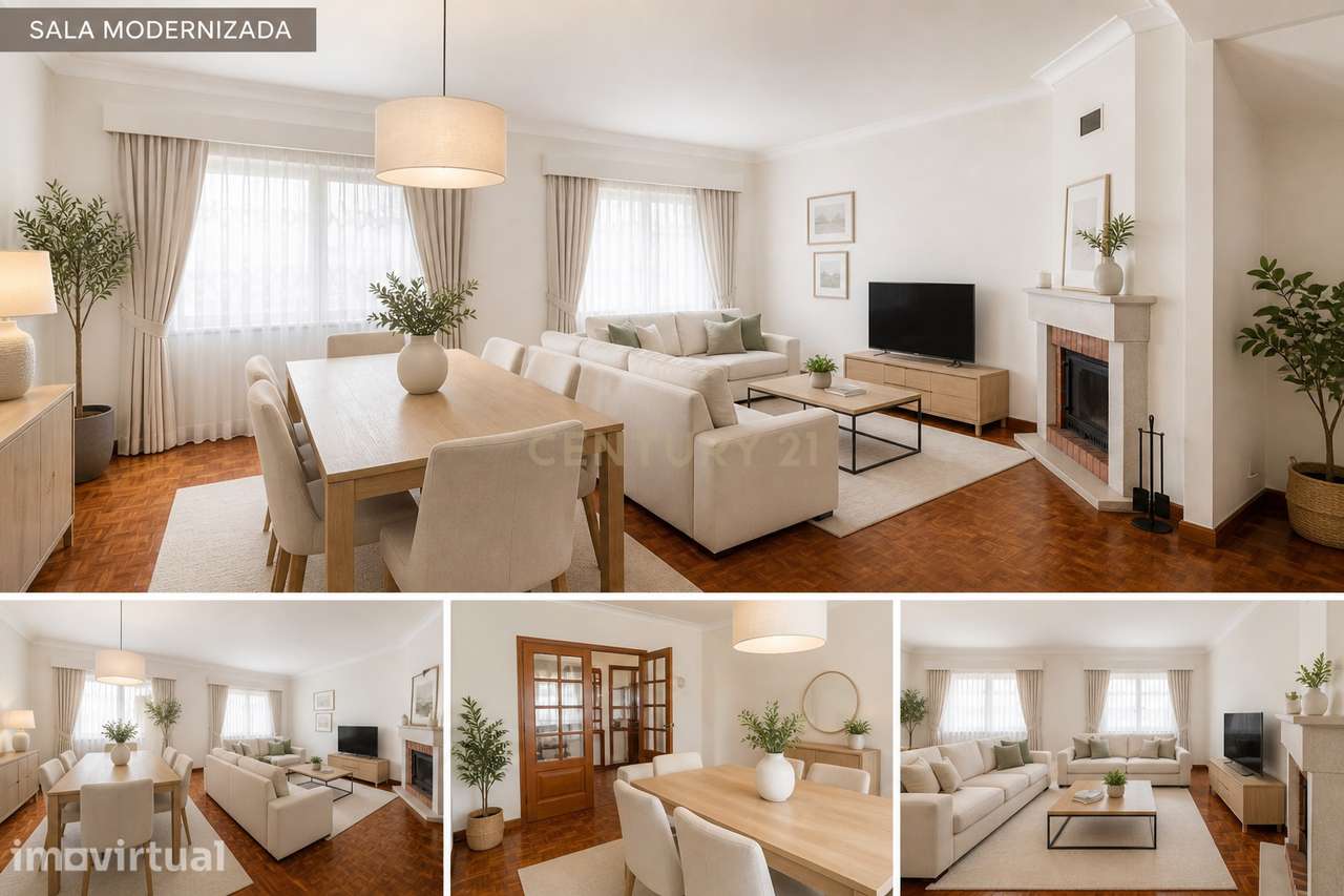 Duplex T3 com Suíte, Varanda e Garagem junto ao El Corte Inglés - Grande imagem: 5/38