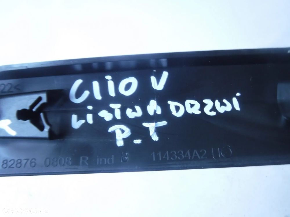 renault clio v 5 listwa drzwi nowa oryginał tył prawa tylna - 5
