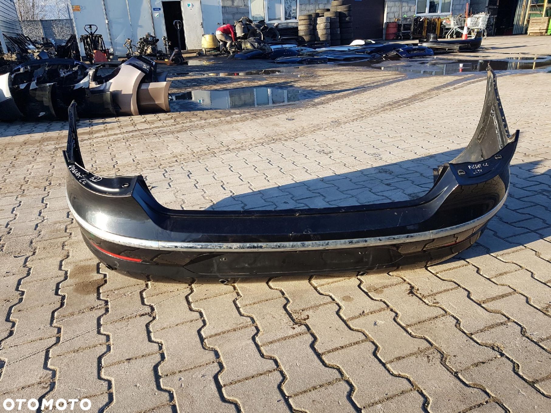 VW PASSAT CC 08-12r ZDERZAK TYŁ TYLNY LC9X - 1