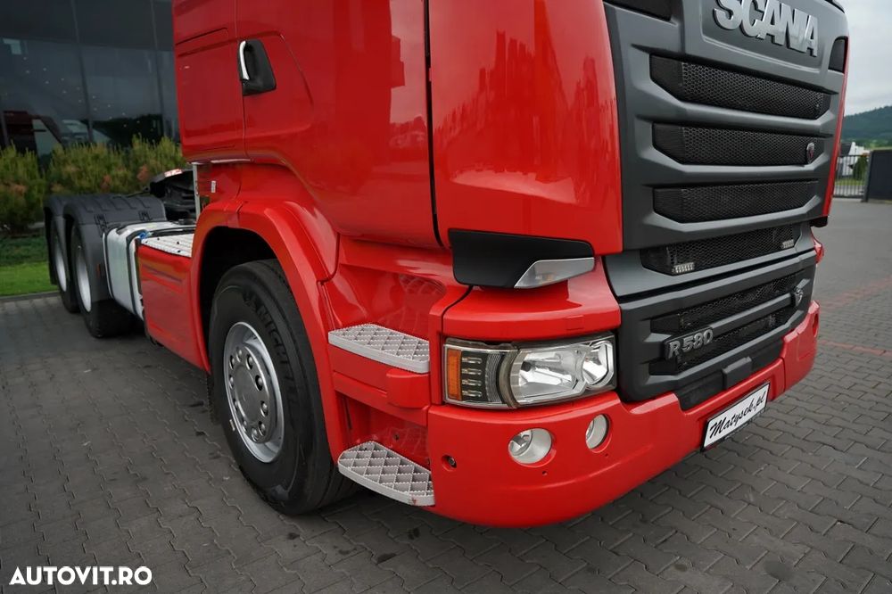 Scania R 580 / V8 / 6x4 / GVM: 95.000 KG / I-PARK COOL/ OPTICRUISE / REMORCĂ TRACTOR 3 AXIE - 8