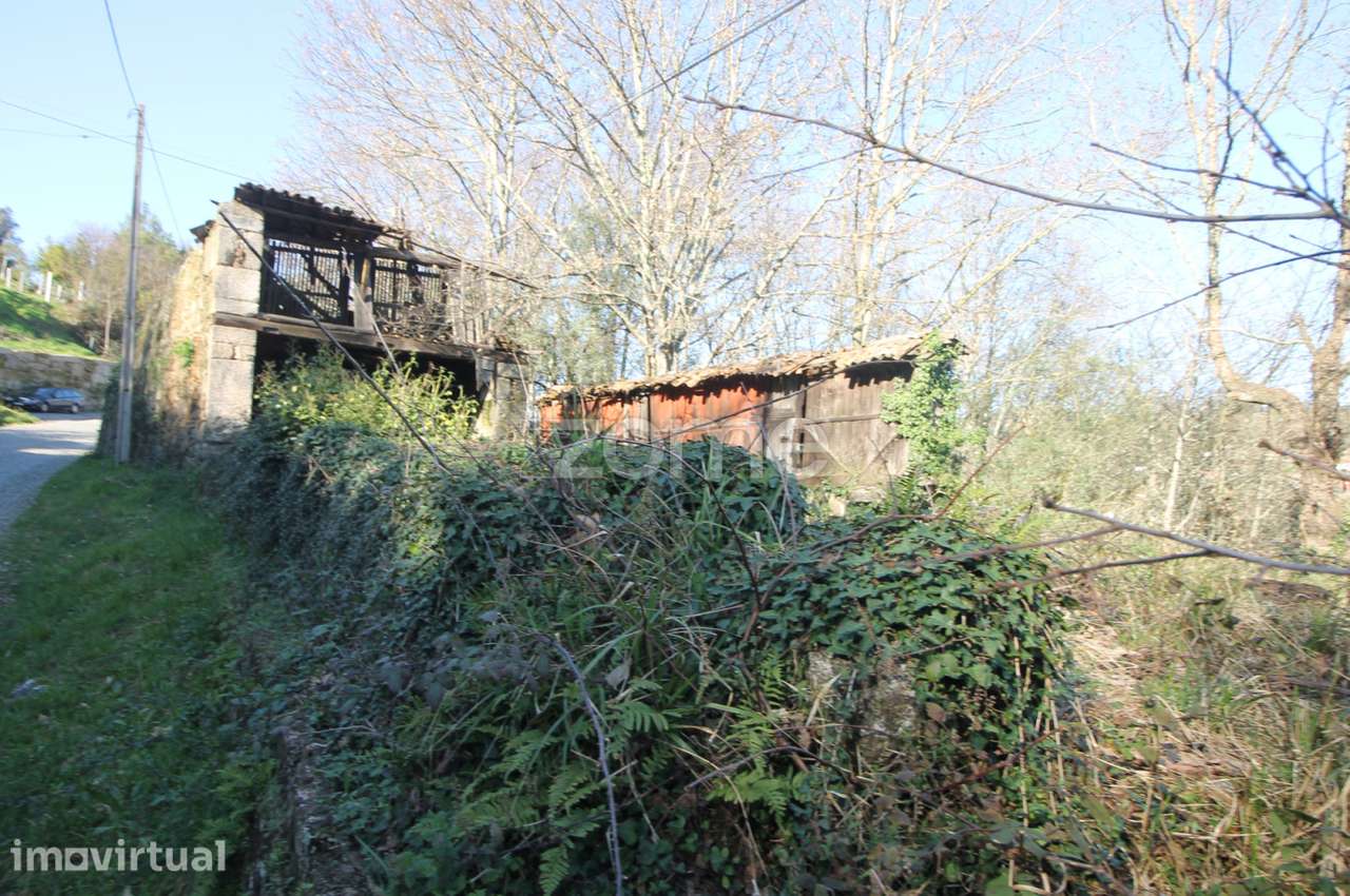 Terreno c/ Eira grande e Alpendre em pedra em Cabeiras De Basto - Grande imagem: 3/20