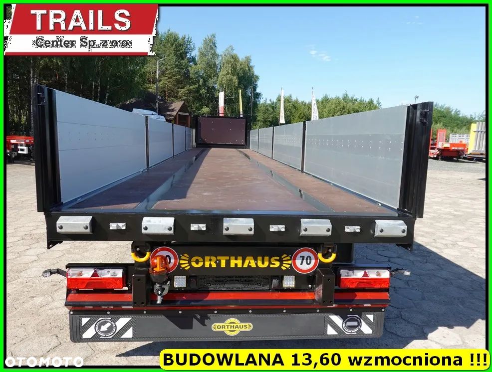 Orthaus Pokład 13,60 m, MOCNA KRATOWNICA, burty aluminiowe !!! - 12