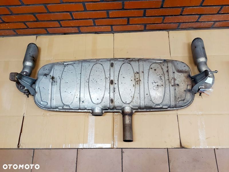 audi q7 1 i 4l 3.0 tdi tłumik końcowy tylny rura wydech - 4