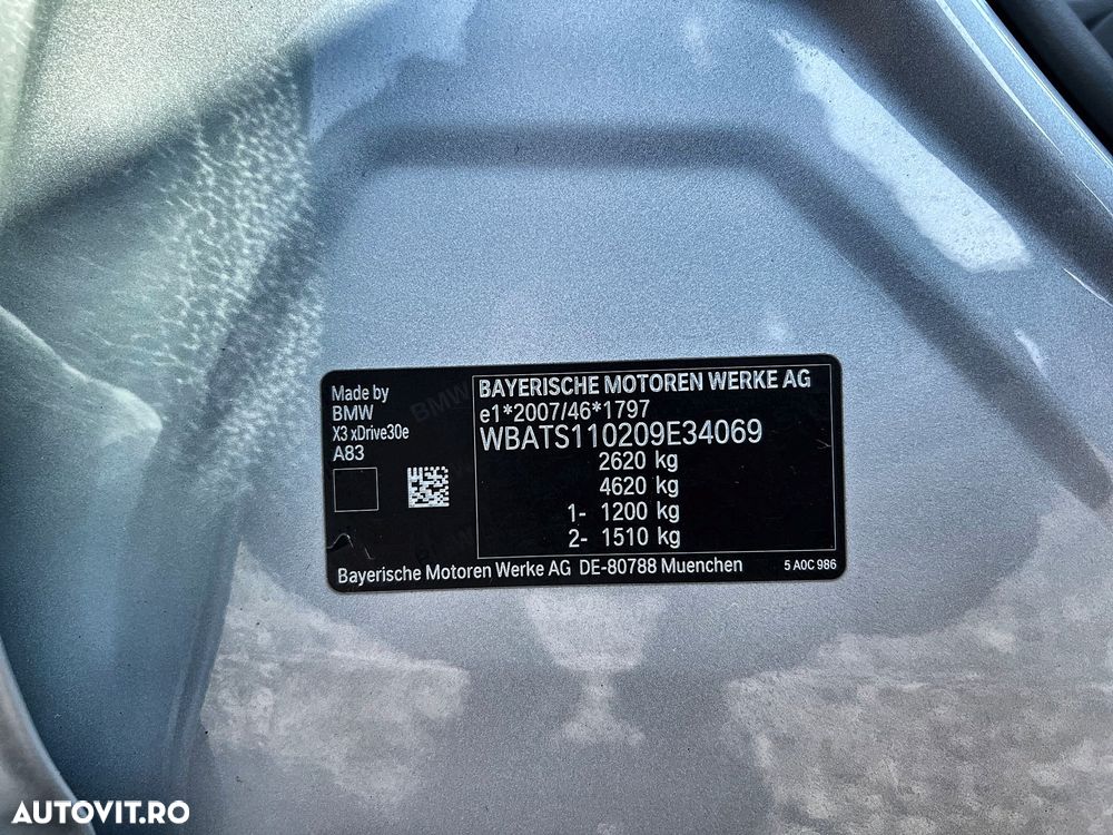 BMW X3 2020 — imagine 38