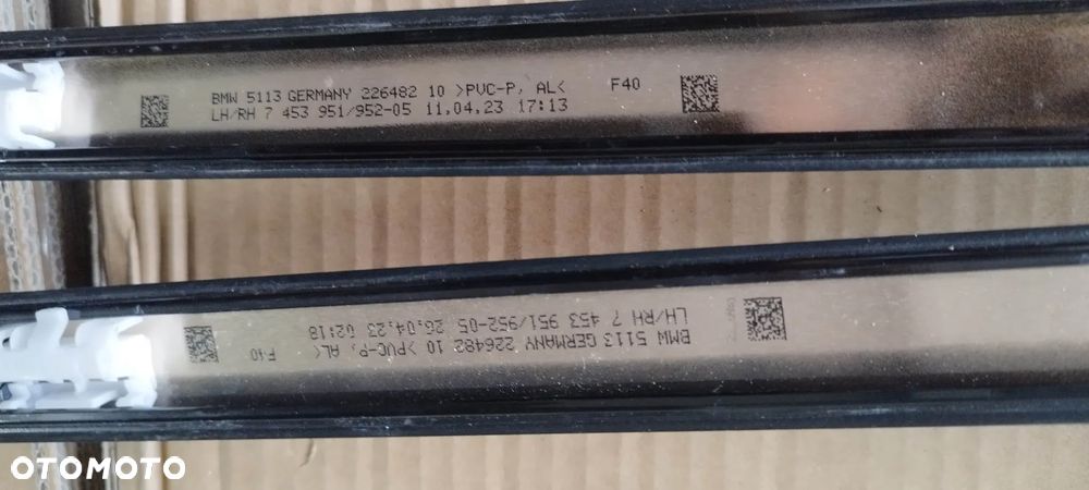 22648210 listwy dachowe bmw 4 i4 x4 black saphire - 4