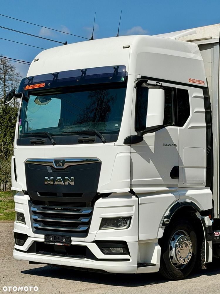 MAN TGX 26.470 / FIRANKA / 19 EUROPALET / XXL / NISKI PRZEBIEG / NOWY MODEL / 6X2 - 6
