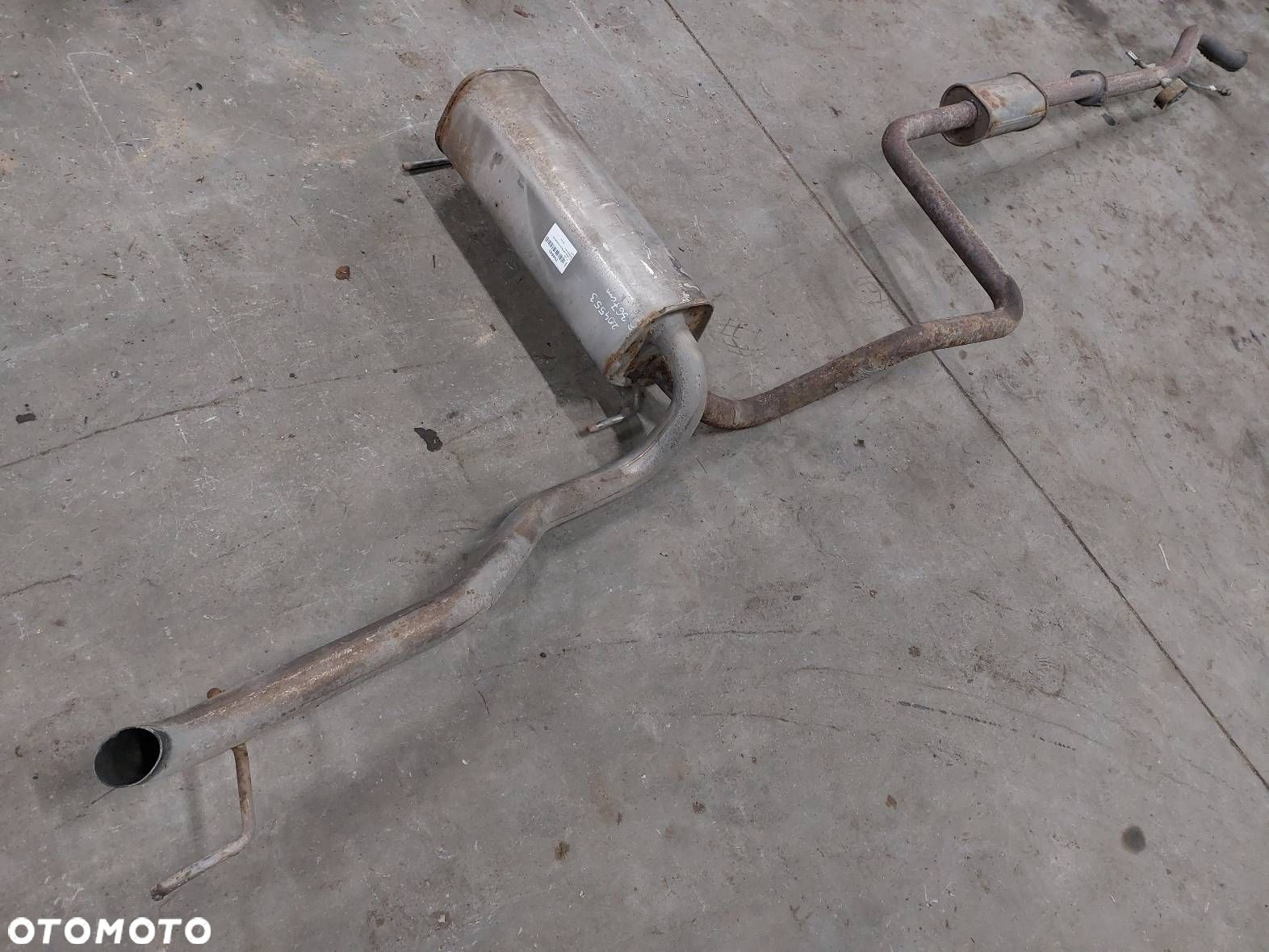 TŁUMIK WYDECH KOŃCOWY + ŚRODKOWY OPEL ASTRA J 1.4 T 13326074 13265308 - 1