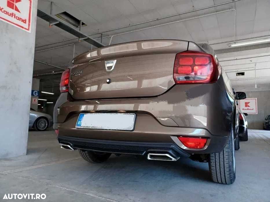 Ornament Difuzor pentru bara spate adaptabil pentru Dacia Logan 2 - 2