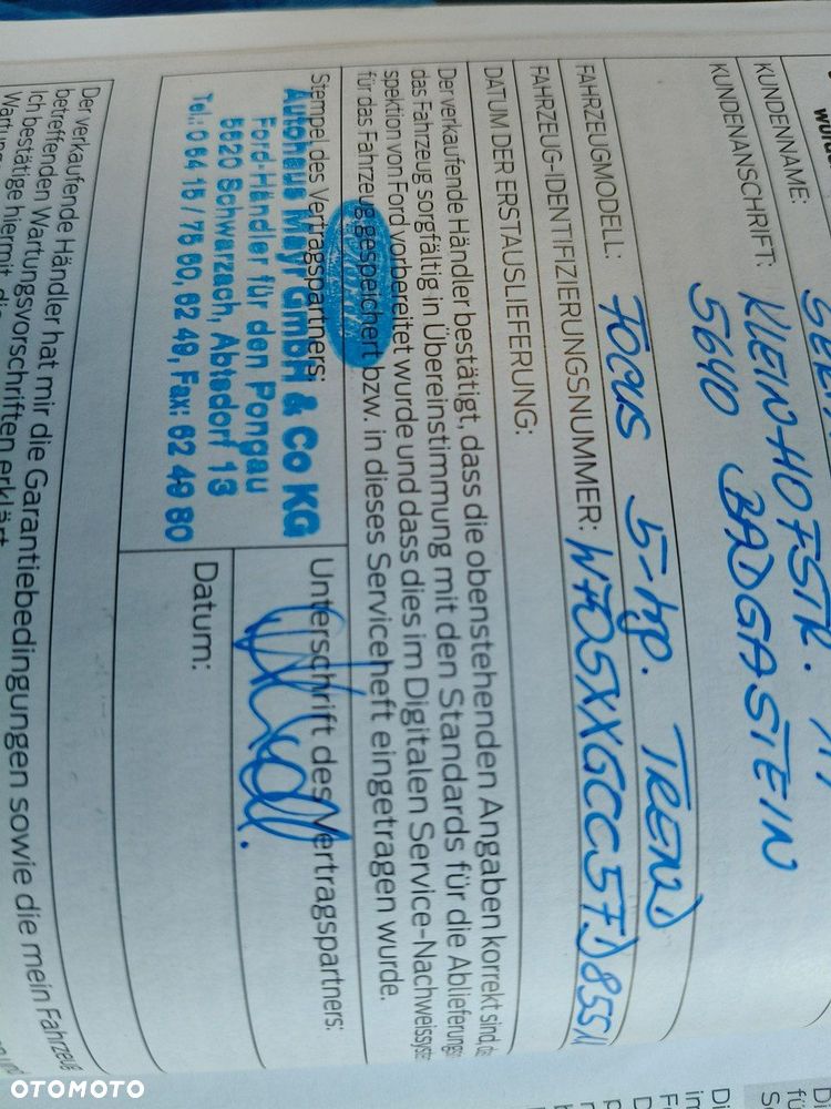 Ford Focus 1.0 EcoBoost 99g Trend - 6