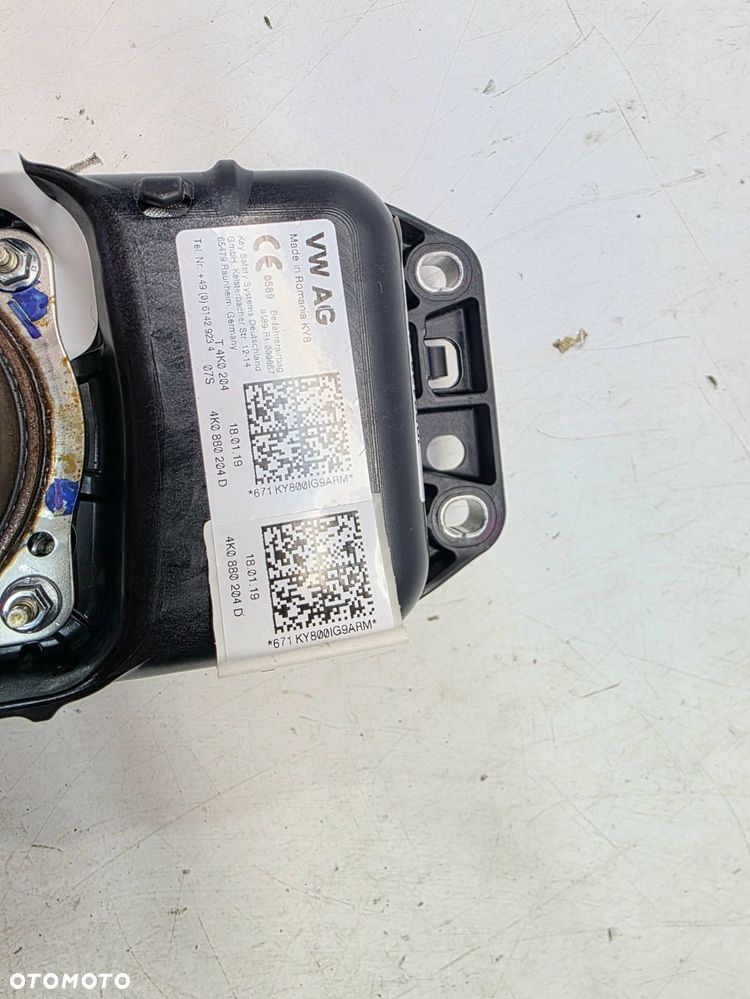 PODUSZKA POWIETRZNA PASAŻERA AUDI A6 C8 A7 4K 4K0880204D - 10