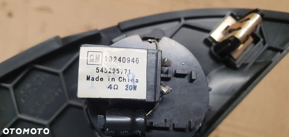 Głośnik wysokotonowy osłona konsoli prawy przód Opel Zafira C 13240946 - 6