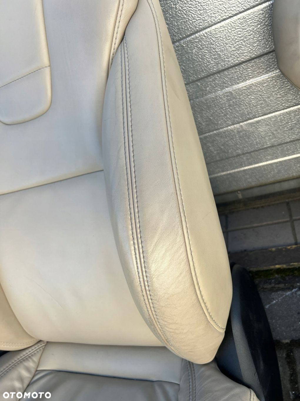 TESLA S LIFT 16-21 FOTEL LEWY KIEROWCY KREMOWA SKÓRA EUROPA - 4
