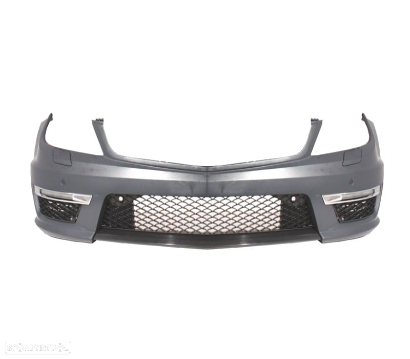 PÁRA-CHOQUES FRONTAL MERCEDES CLASE C W204 11-14 LOOK AMG C63 PDC - 2