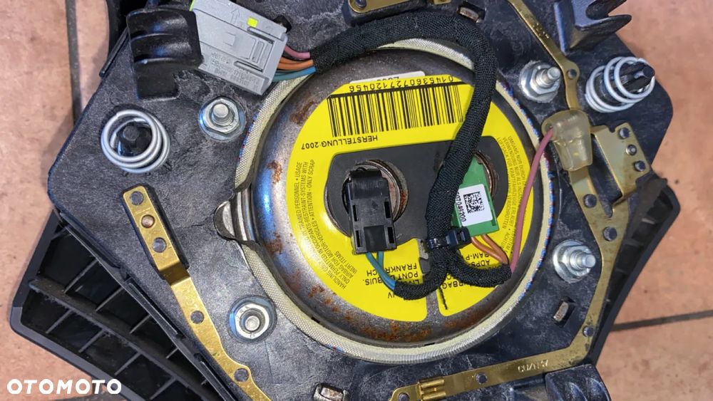 BMW E60 E61 PODUSZKA POWIETRZNA KIEROWCY KIEROWNICY AIRBAG 6774449 - 3