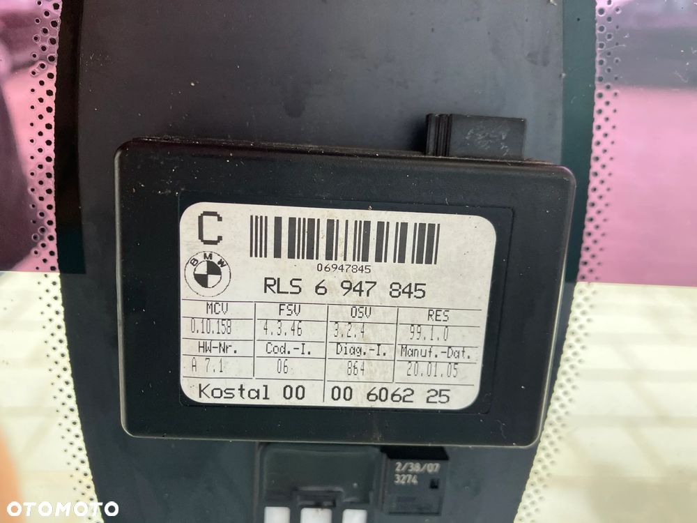 SZYBA CZOŁOWA BMW E60 E61 SENSOR CZUJNIK SZYBA PRZÓD PRZEDNIA 6947845 6921750 - 12