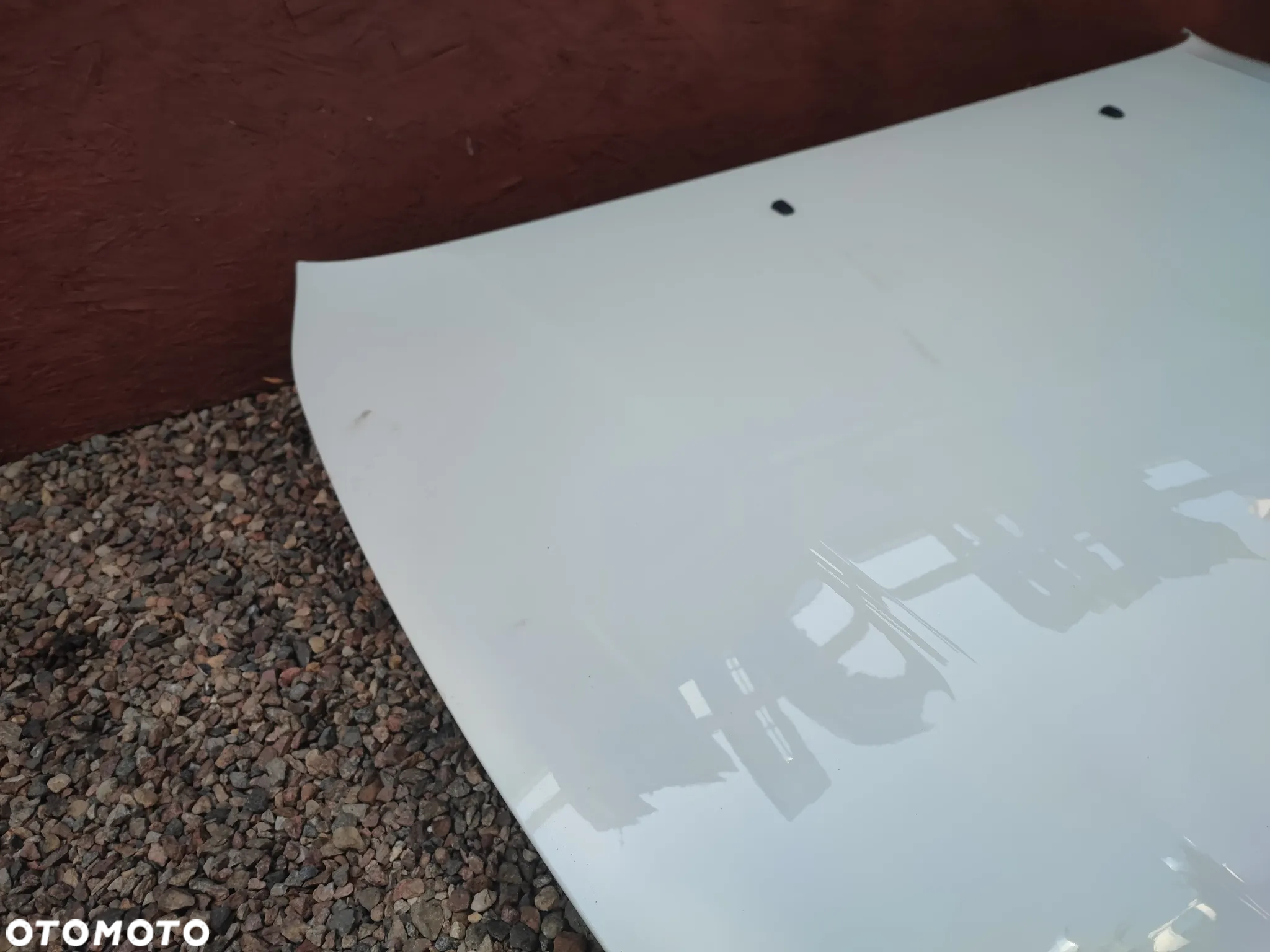 BMW E81 / E82 / E87 / E87LCI / E88  ORYGINALNA MASKA PZEDNIA / POKRYWA SILNIKA PRZÓD W KOLORZE BIAŁYM  ALPINEWEISS III O KODZIE A300 O NR. 41 62 7 162 102 / 41 61 4 415 290 / 41 62 7 134 070 OEM W DOBRYM STANIE - 7