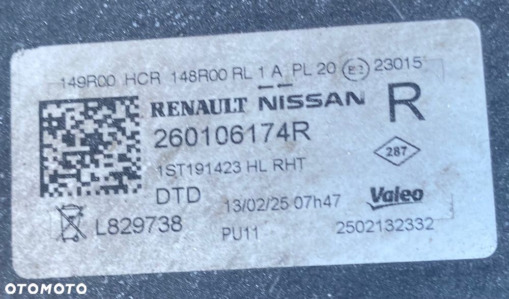 RENAULT MASTER 4 IV , 5 V  25-> Kompletne lampy przednie full led ledowe lampa przednia lewa prawa Reflektory reflektor lewy prawy + ZDERZAK PRZEDNI PRZÓD + chłodnica klimatyzacji 921004663R  260609073R  260106174R lift - 37