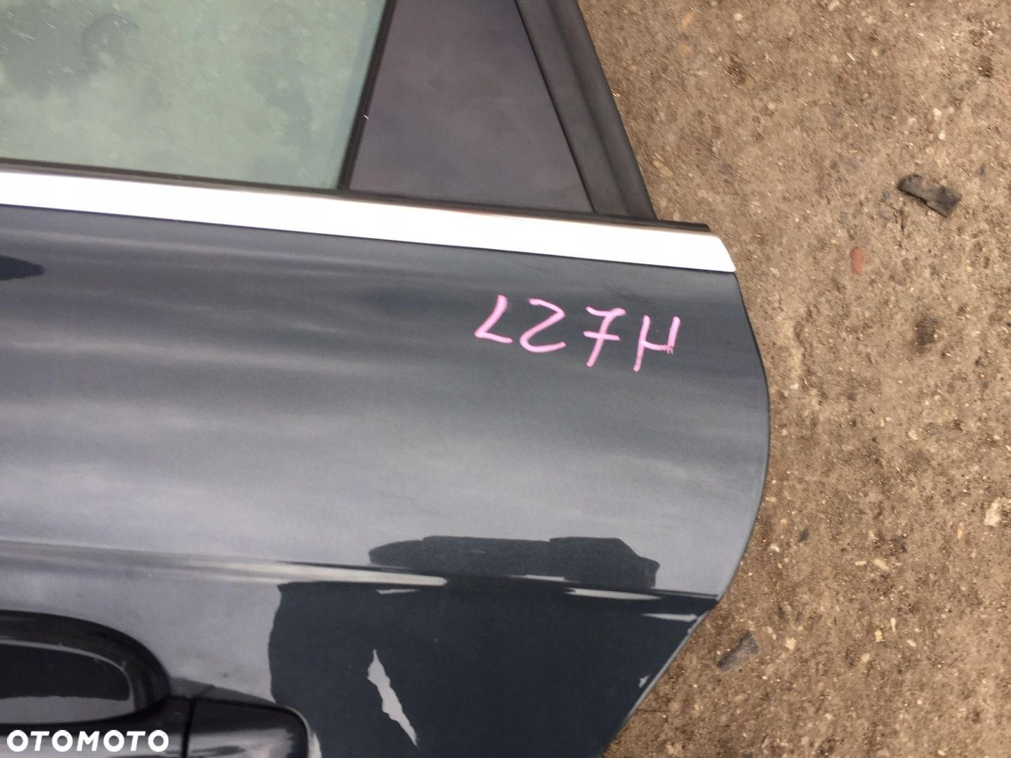 AUDI A4 B8 SEDAN DRZWI LEWE TYLNE TYŁ LZ7H SZARE - 9