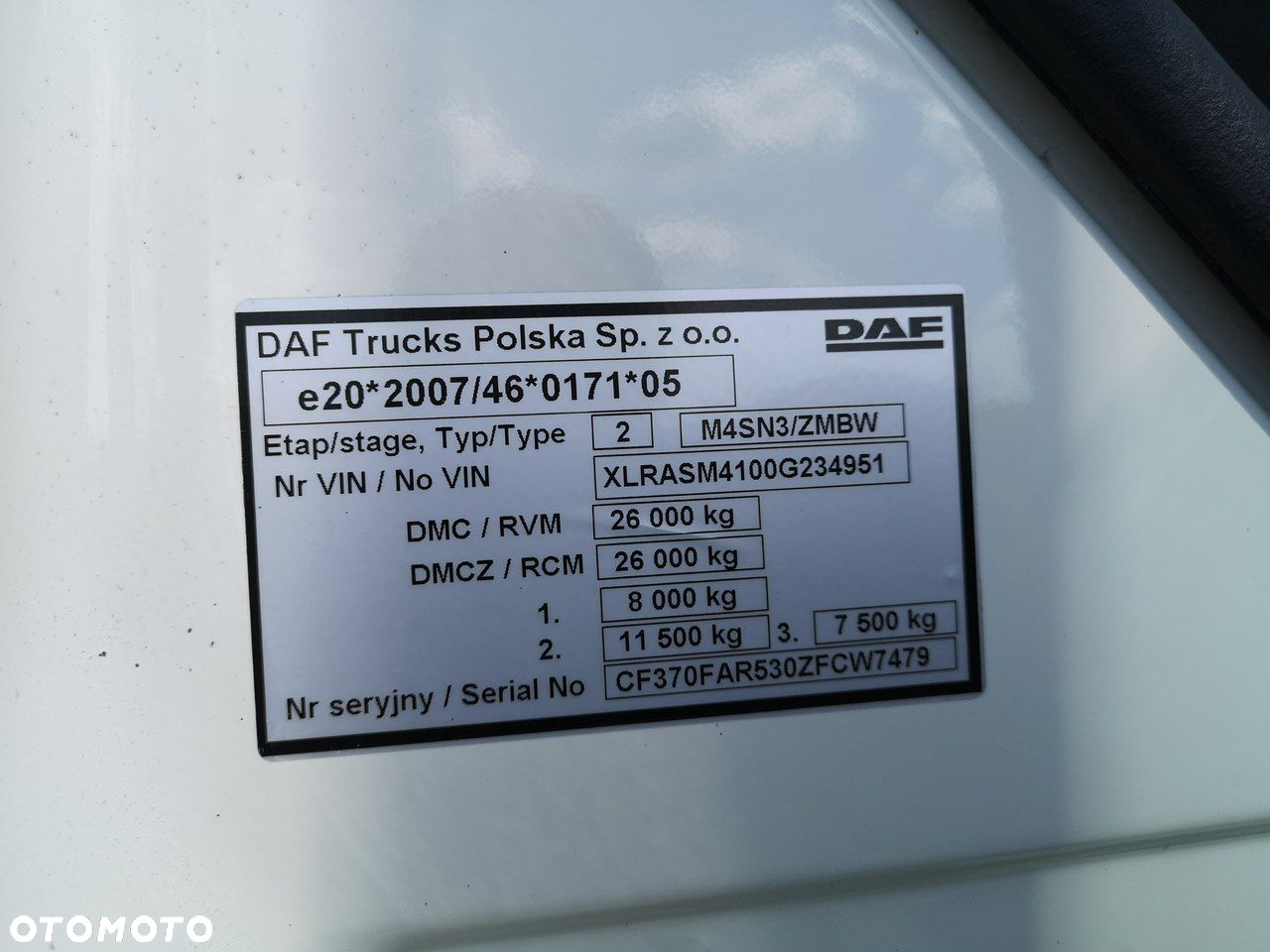 DAF CF 370 Chłodnia 3 Osiowa Winda Manual Niski Przebieg! - 16