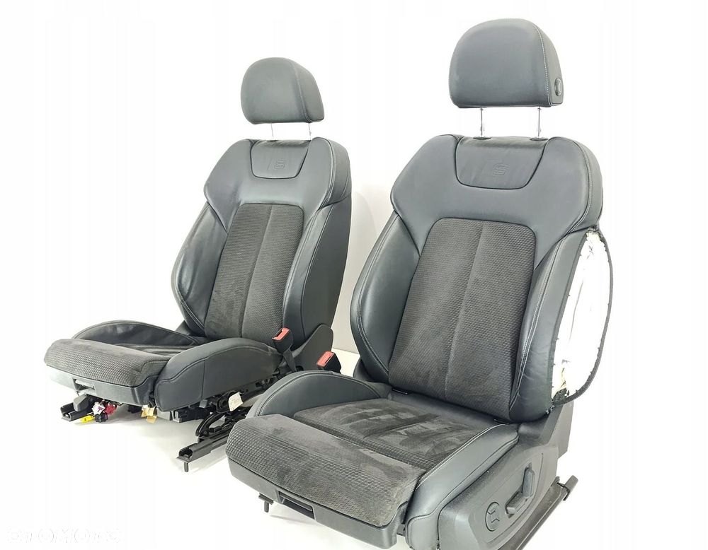 FOTELE KANAPA KOMPLET AUDI A7 C8 4K S-LINE SKÓRA-ALCANTARA - 5