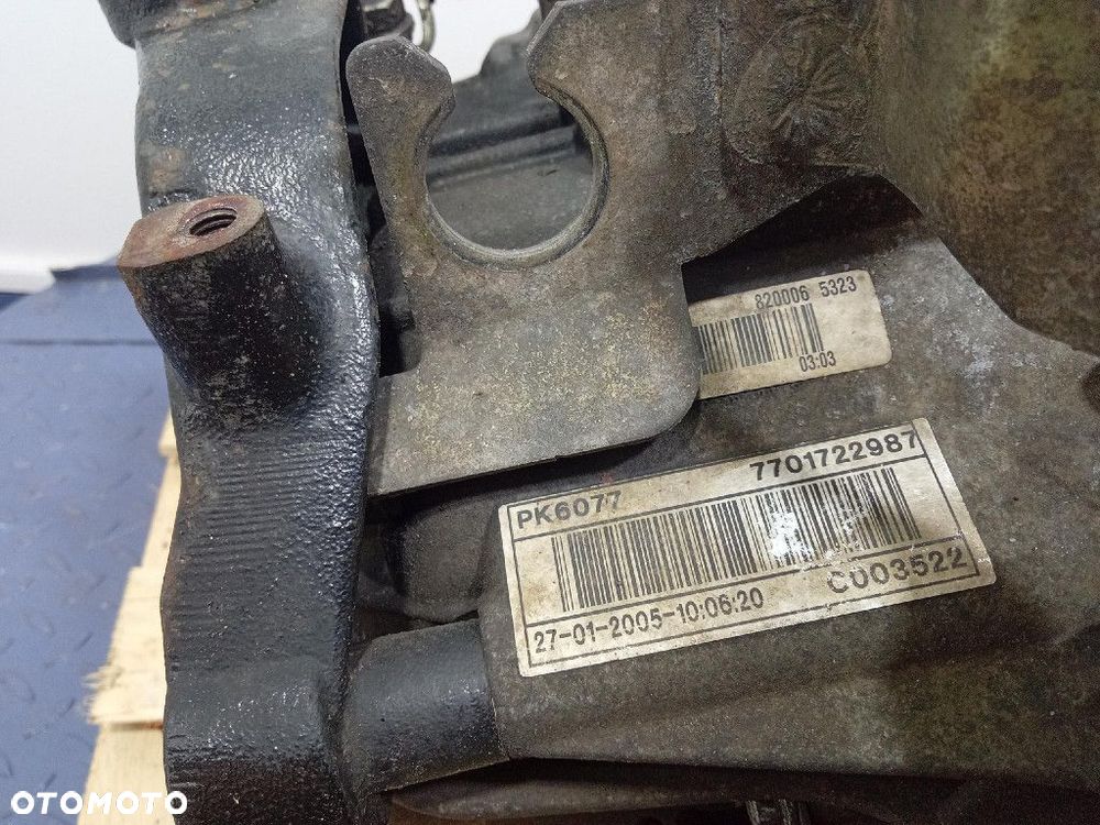 RENAULT TRAFIC II 2,5 DCI 135 KM SKRZYNIA MANUALNA PK6 077 7701722987 - 5