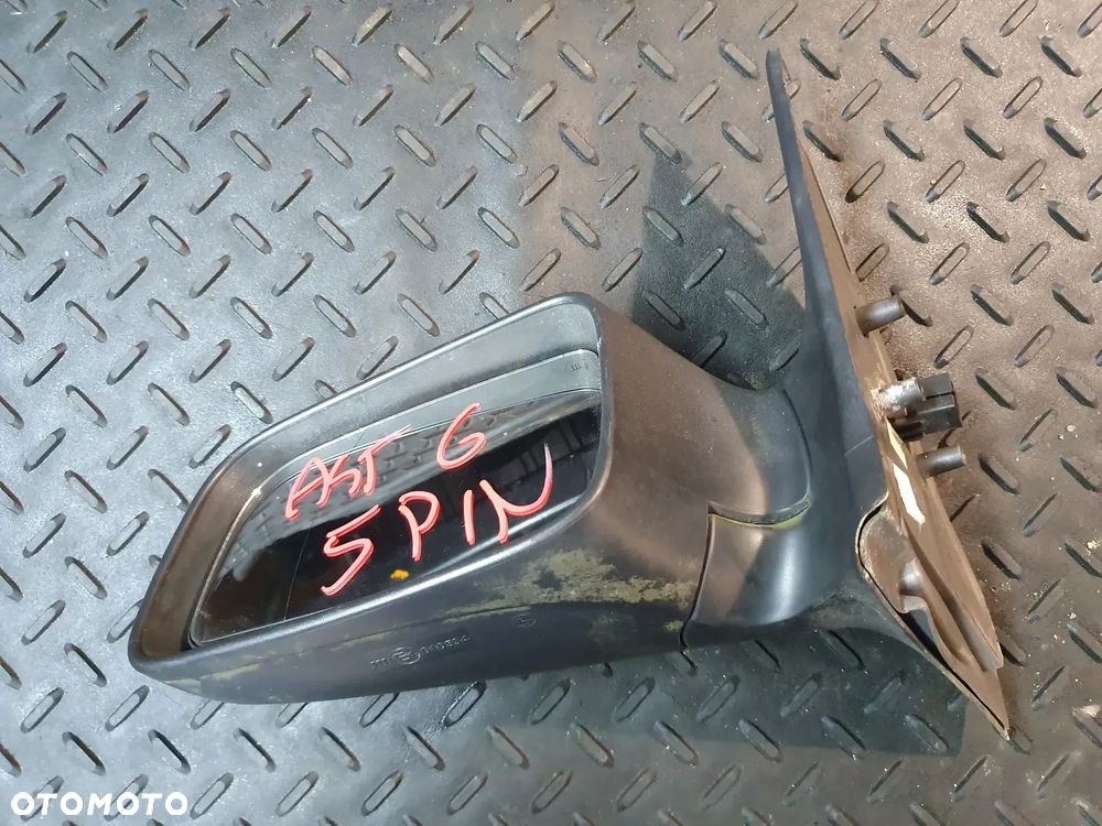 OPEL ASTRA II G LUSTERKO ZEWNĘTRZNE LEWE ELEKTRYCZNE 5PIN E1010534 09142090 SREBRNE POSIADAM 2 SZT - 6
