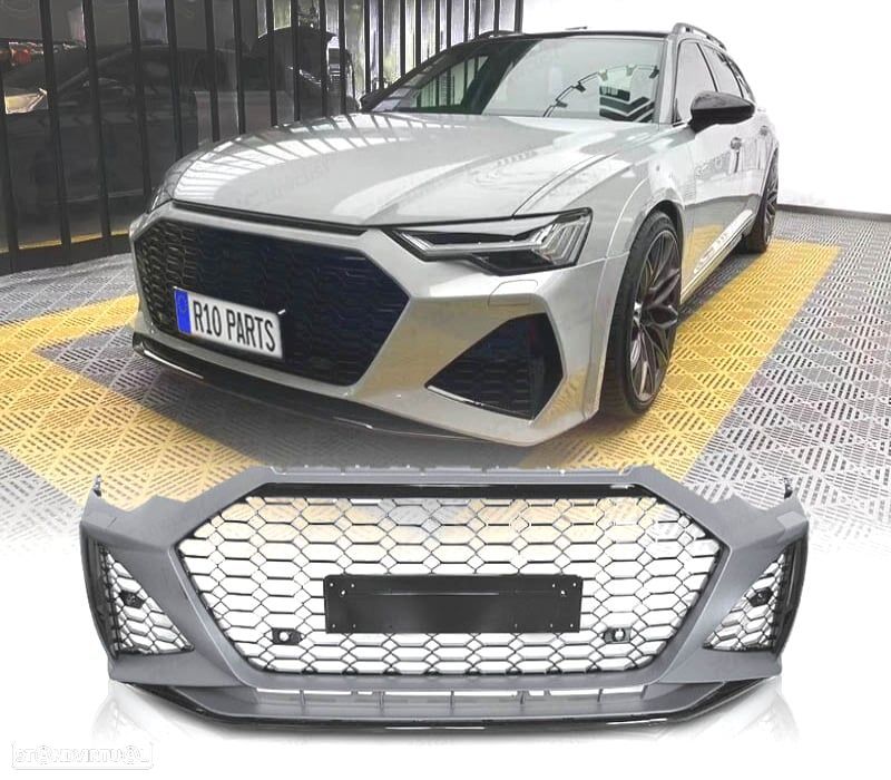 PÁRA-CHOQUES FRONTAL AUDI A6 19-24 LOOK RS6 - 1