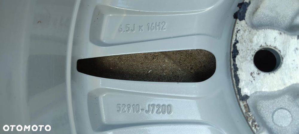 52910J7200 FELGI ALUMNIOWE 5x114.3 6.5Jx16 CALI ET50 fi 72 KIA CEED VEGA HYUNDAI I30 TUSON KOMPLET 4 SZTUKI - 7