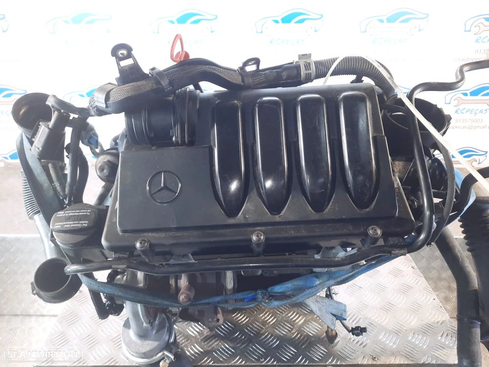 MOTOR COMPLETO 180 CDI 2.0 16V 110CV OM640940 640940 MERCEDES BENZ A W169 B W245 MOTOR ARRANQUE ALTERNADOR BIMASSA COMPRESSOR EMBRAIAGEM BOMBA DIRECAO INJETORES - 1
