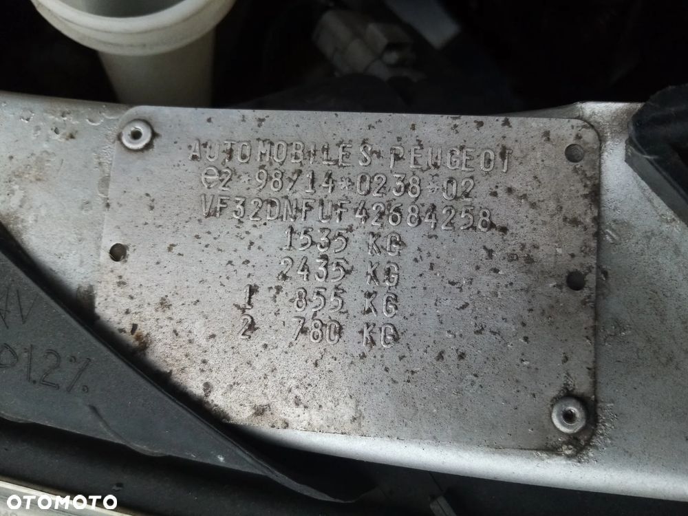 PEUGEOT 206 CC 1.6 16V NFU - OSLONA PRZECIWSLONECZNA LEWA PRAWA - 21