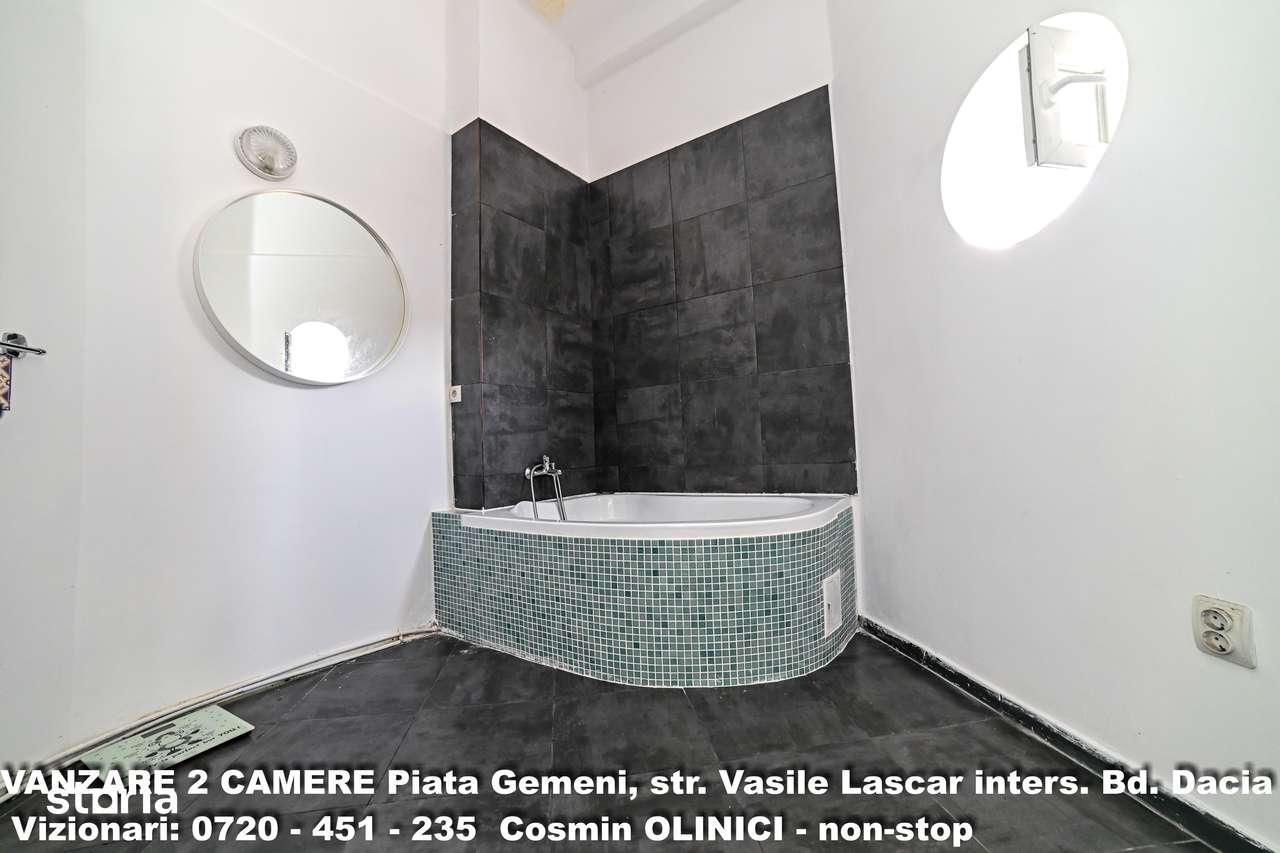 Vanzare 2 cam. DACIA, Piata Gemeni, str. V. Lascar, SU 68mp, ST. 94mp — fotografia 3