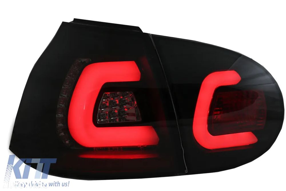 Stopuri cu LED compatibil cu VW Golf V 5 (2004-2009) Negru Fumuriu Stil Urban - 2