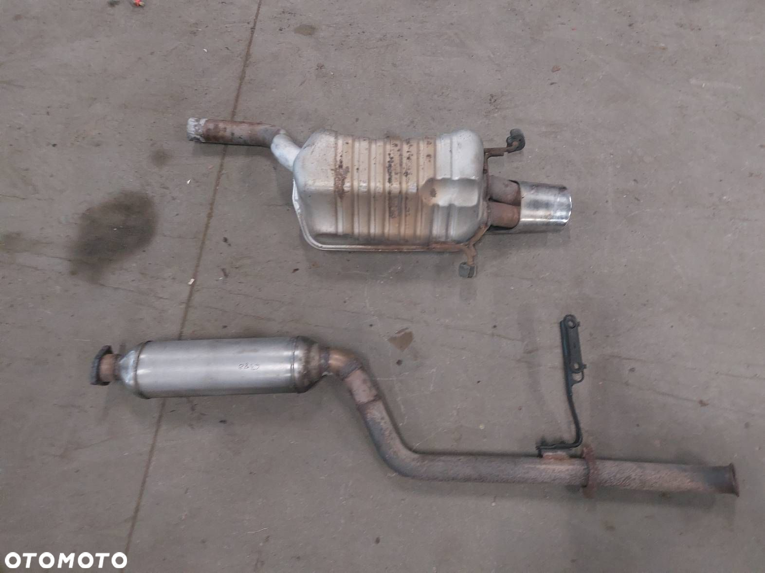 TŁUMIK WYDECH ŚRODKOWY + KOŃCOWY MERCEDES-BENZ W203 C180 A2034912301 - 9