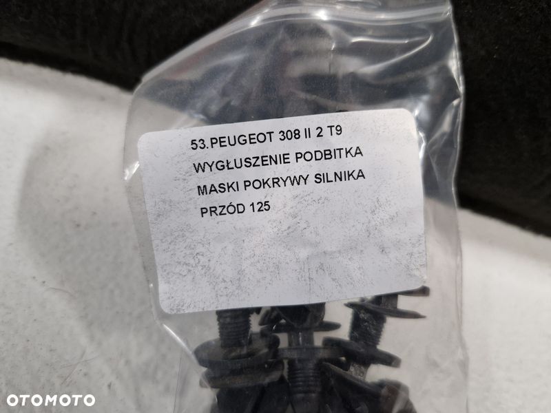 PEUGEOT 308 II 2 T9 WYGŁUSZENIE PODBITKA MASKI POKRYWY SILNIKA PRZÓD - 5
