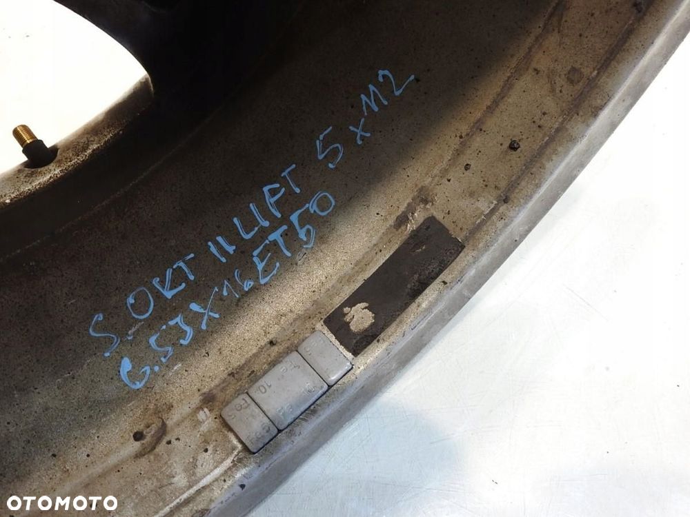 FELGA FELGI ALUMINIOWE 16 5x112 6.5J ET50 SKODA OCTAVIA II 1Z0601025T - 2