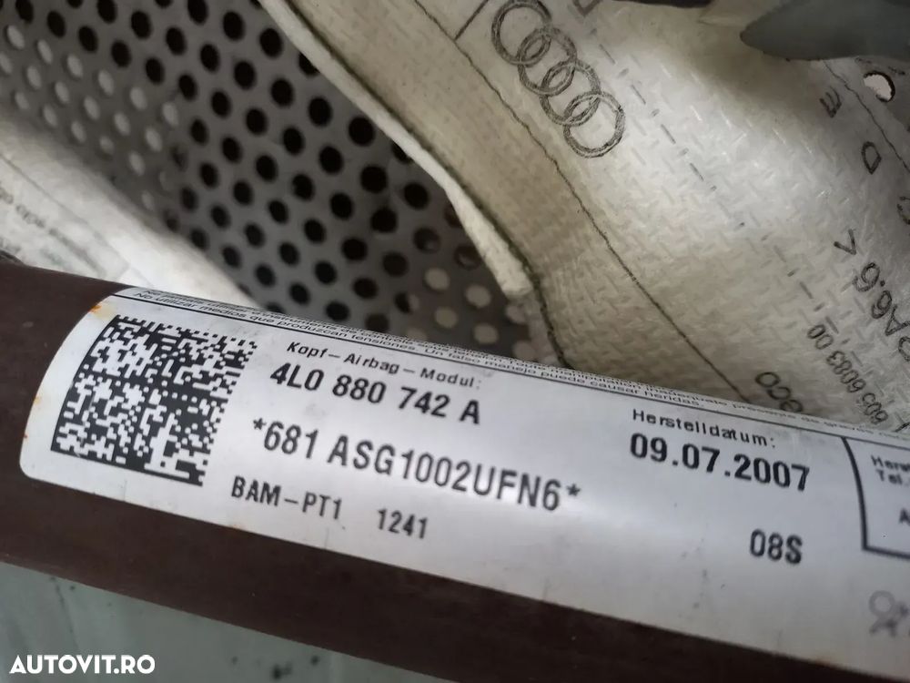 Airbag Cortina Audi Q7 4L An 2006-2007-2008-2009-2010-2011-2012-2013-2014 - Dezmembrari Arad - 7