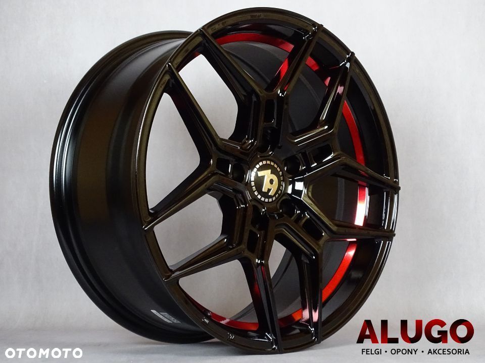 Alufelgi 19 5x112 Felgi Audi VW Mercedes Skoda Seat Nowe Czarne - 4
