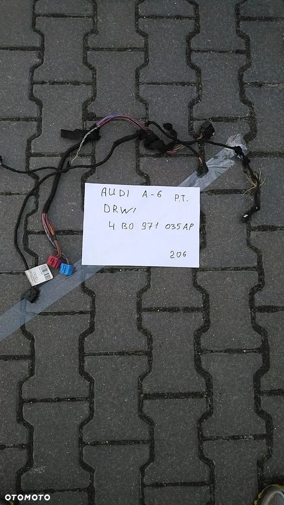 W-wa AUDI WIĄZKA DRZWI INSTALACJA ELEKTRYCZNA KOSTKI A4 B6 B7 - 9