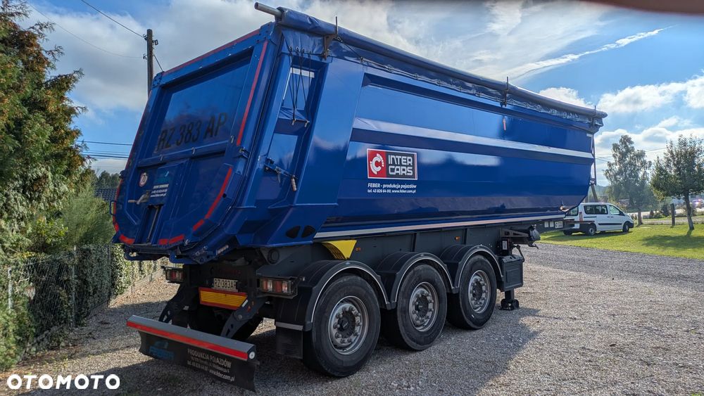 Feber Inter Cars 39m3 mało używana 5500KG STAN IDEALNY naczepa wywrotka - 4
