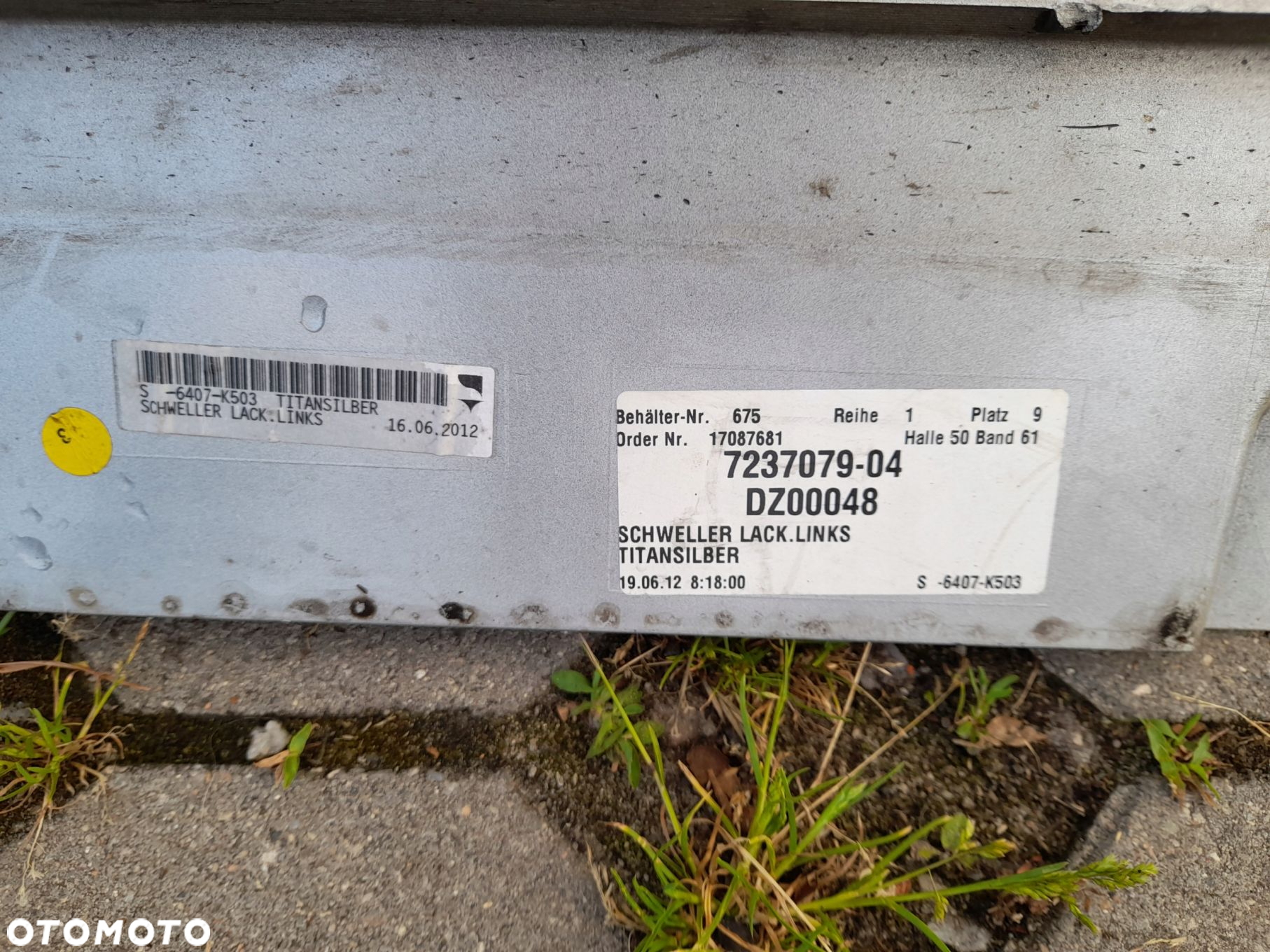 BMW F10 NAKŁADKA PROGOWA PRÓG ŁADNY ORYGINAŁ - 4