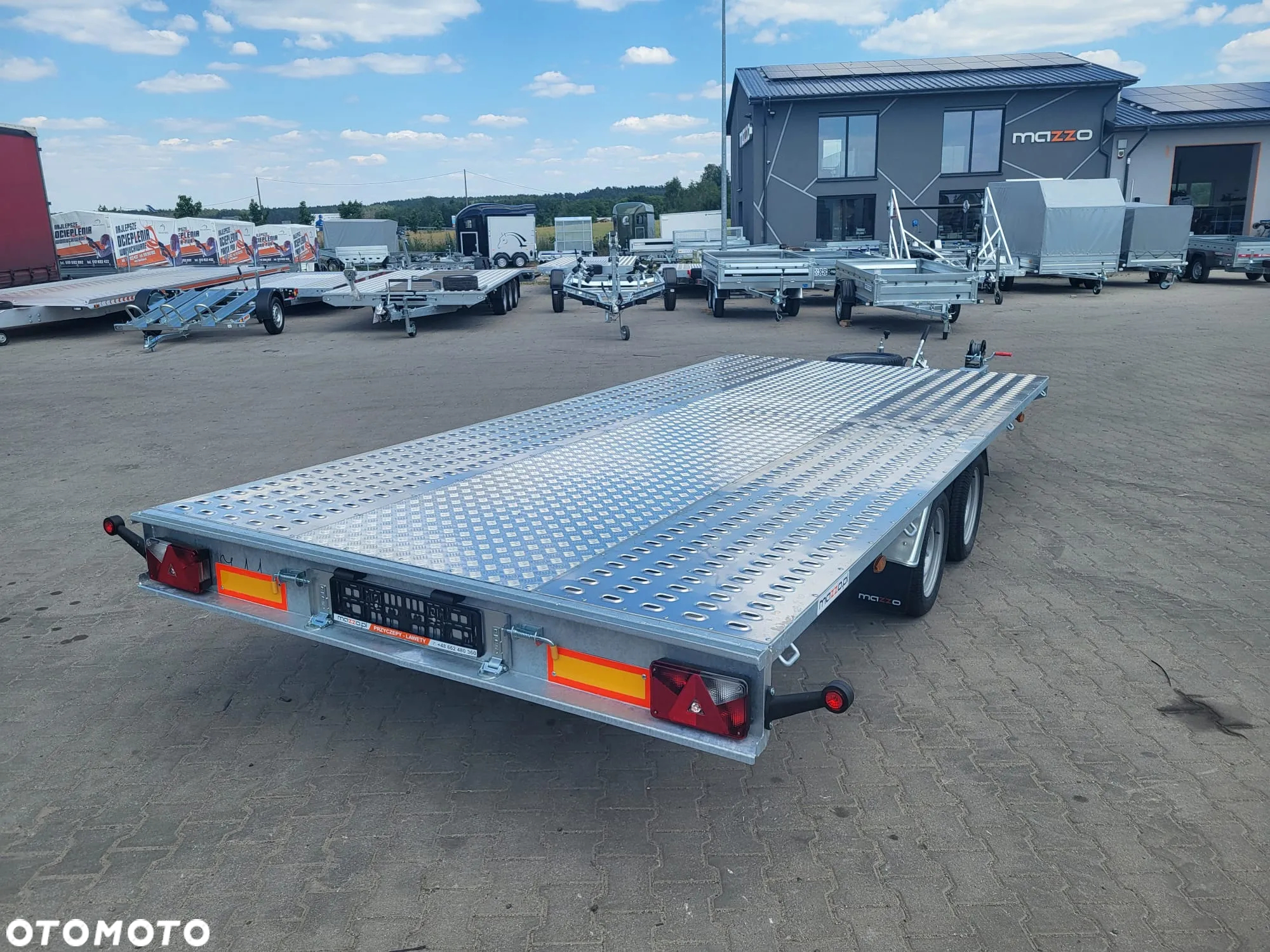 Niewiadów MARS DOSTAWA Laweta 450x210 PROSTA DMC 2700 Blacha aluminiowa - 16