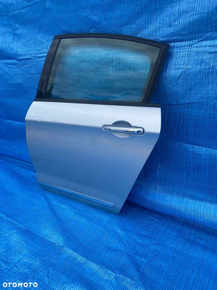 CITROEN C5 III DRZWI LEWE TYŁ TYLNE SREBRNE EZRC SEDAN - 1