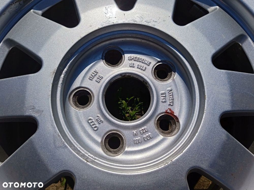 felga aluminiowa koło 5x112 Audi A4 5B 8D zapas Alu opona 195/65 R15 8mm - 2