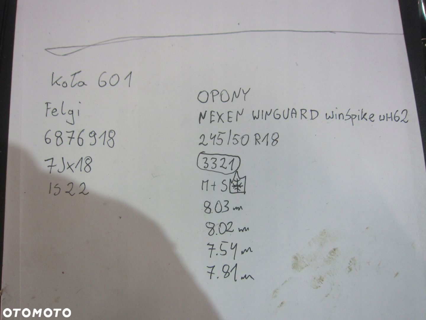BMW X3 G01 X4 G02 KOŁA FELGI Z OPONAMI 18 ZIMOWE 245/50/18 OPONY IDEALNE - 15