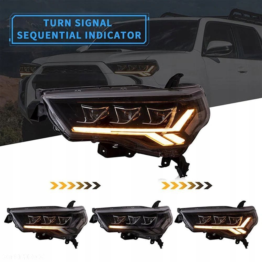 Reflektory Lampy kpl Vland Led Tuning Toyota 4runner 4-Runner V 5 14-24 z24 - 7