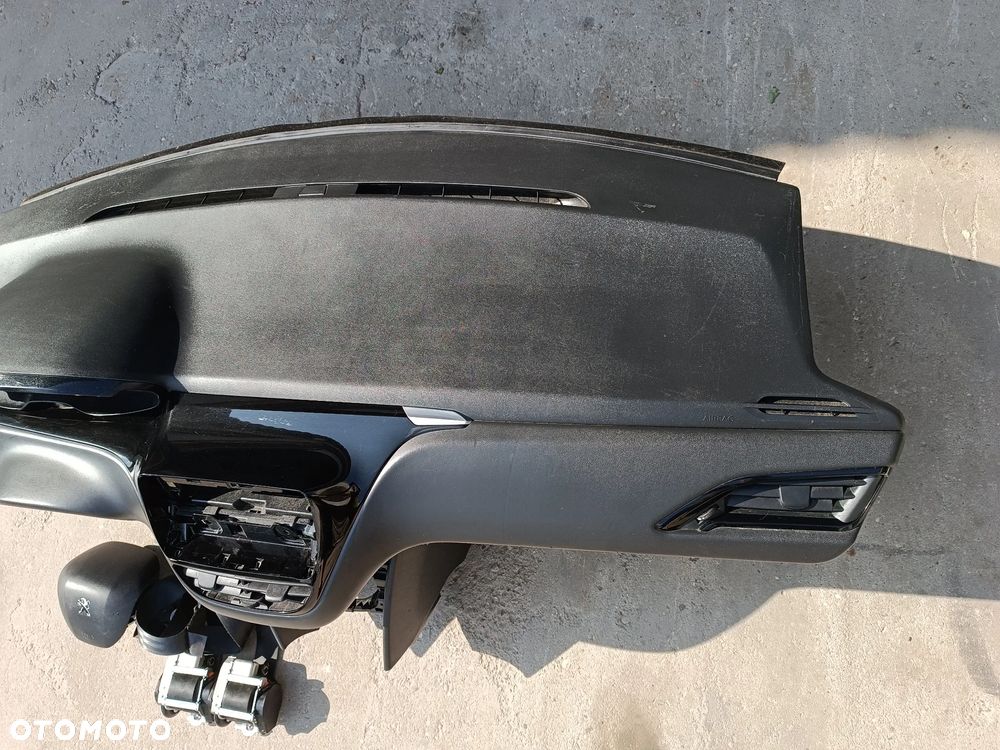 DESKA ROZDZIELCZA KONSOLA ZESTAW AIRBAG PODUSZKI PEUGEOT 208 2008 I - 8