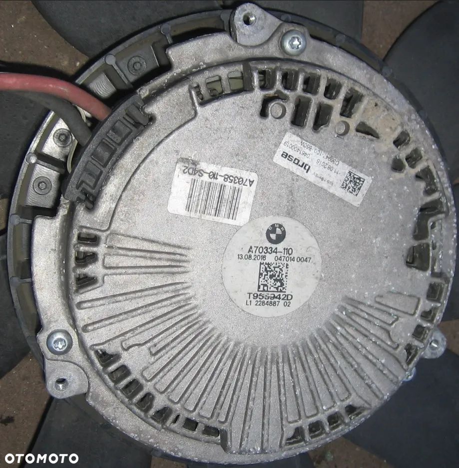 wentylator chłodnicy wyody BMW 2 F87 M2  2284887 - 2